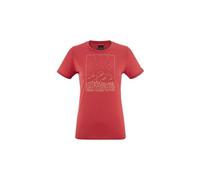 damen lafuma corporate kurzarm t shirt rot