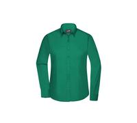 Damen Langarm Bluse "JN677" - James & Nicholson Irish-Green 3XL