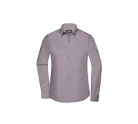 Damen Langarm Bluse "JN677" - James & Nicholson Steel XL