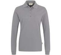 HAKRO Damen Longsleeve-Poloshirt Mikralinar® 215, titan, Größe L (Arbeitshemd & Arbeitsshirt)