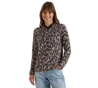 Cecil Langarmshirt TOS Rib Featheryarn Fake Hoody Damen XL (44) truffle braun