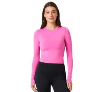 Damen Langarm-T-Shirt Björn Borg Studio Soft Cropped - ibis rose - Rosa (S)