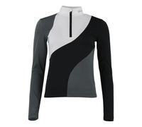 Damen Langarm-Zipshirt Peak Mountain Aramis Blanc M