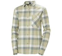 Helly Hansen W Lokka Flannel LS SHT light lav box stripe plaid (463) M