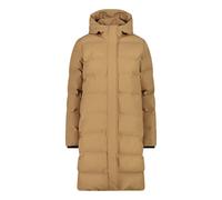 Damen lange Steppjacke mit Kapuze CMP Weiß M