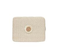 Damen-Laptoptasche aus Stroh, leicht und tragbar, handgefertigt, Aufbewahrungstasche, robust, for die Arbeit im Freien, S