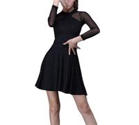 Damen Latein-Ballsaal-Tanzkleider For Frauen Salsa-Latein-Tanzkleid Mit Shorts Bühnen-Performance-Röcke Wickel-Tanzbekleidungskostüm