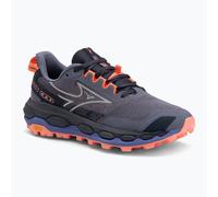 Damen Laufschuhe Mizuno Wave Mujin 11 blau granit/silber/striking coral