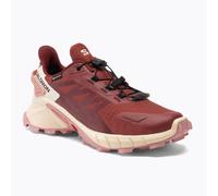 Trailrunningschuh SALOMON "SUPERCROSS 4 GORE-TEX" Gr. 40,5, rot (bordeaux) Schuhe Sportschuhe wasserdicht (92614325-40,5)