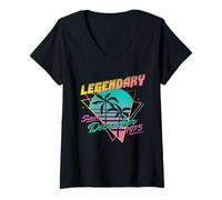 Damen Legendary Since December 1975 T-Shirt mit V-Ausschnitt