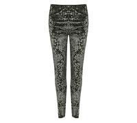 Damen-Leggings aus Samt, Plüsch, Samt, weiche Hose, grau, 24-26
