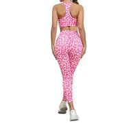 Damen-Leggings, schwarz, Yogahose, hohe Taille, bedruckt, Leopard, dünn, Sport, Angeln, Hüfte, Aufzug, Shorts für Kinder, 4 Jahre, Rosa, Large