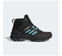 Damen leichter Wanderschuh TERREX SWIFT R3 MID GTX Adidas Schuhe Core Black / Mint Ton / Grey Five 36 2/3