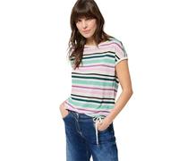 Damen Leinen-Look Streifen-Shirt