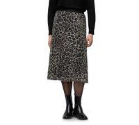 Street One Frauen Leo Mesh-Rock in Beige, Gr: 40