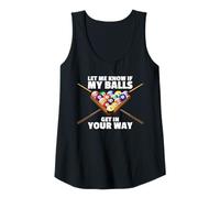 Damen Let me Know Billardspieler lustiges Billard Tank Top