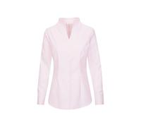 Damen Longbluse Oversized 1/1 Hemdblusenkragen 97% Baumwolle 3% Elastan