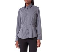 Damen Longbluse Oversized 1/1 Hemdblusenkragen 97% Baumwolle 3% Elastan