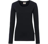 HAKRO Damen-Longsleeve Mikralinar® 179 – schwarz – Größe 3XL