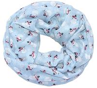 Damen Loopschal Schlauchschal mit Sternchen Sterne Muster Stars Metallic-Silber-Aufdruck glänzend Schal Rundschal Leicht Weich Soft Sommer Star (Weihnachten - 5#)