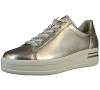 Damen Low Sneaker Low Top G-Weite 46.395 Grau 82 Puder Leder 6