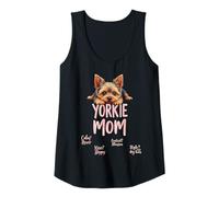 Damen Lustiger Yorkshire Terrier Mom Dog Yorkie Mama Humor Zitat Tank Top