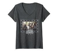 Damen Lynyrd Skynyrd Admat Tour Vintage Southern Classic Rock 70er Jahre T-Shirt mit V-Ausschnitt