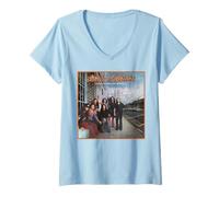 Damen Lynyrd Skynyrd ausgesprochen Album Art Vintage 70er Rock Classic T-Shirt mit V-Ausschnitt