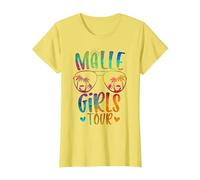Damen Malle Girls Tour Mädelsabend Mallorca Party T-Shirt, Damen, Gelb, XS