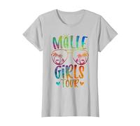 Damen Malle Girls Tour Mädelsabend Mallorca Party T-Shirt, Damen, Silber, XS