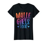 Damen Malle Girls Tour Mädelsabend Mallorca Party Urlaub T-Shirt