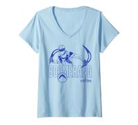 Damen Marvel Spider-Man: Brand New Day Boomerang Action Pose T-Shirt mit V-Ausschnitt