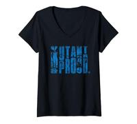 Damen Marvel Studios X-Men '97 Mutant & Proud Team Mutant Pride T-Shirt mit V-Ausschnitt