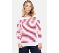 Damen Matrosenshirt Amiral Armor Lux Weiß Rot Streifenshirt Rot 40