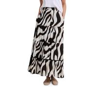Damen Maxi-Rock in Musselinqualität mit Print