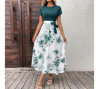 Damen Maxikleid Sommerkleider für Damen Geburtstagskleid für Damen Kleider für Damen Elegante Damen Sommerkleidung Country Konzert Outfit Fließendes K