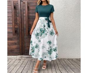 Damen Maxikleid Sommerkleider für Damen Geburtstagskleid für Damen Kleider für Damen Elegante Damen Sommerkleidung Country Konzert Outfit Fließendes K