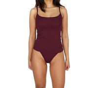 Damen Merino Top Spaghettiträger Trägertop Unterhemd Ärmelloses Shirt Unterwäsche Tanktop aus 100% Bio-Merinowolle - Atmungsaktives Sportunterteil