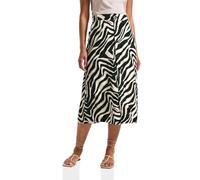 Damen Midi-Rock mit Knopfleiste