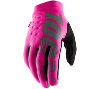 Damen Motocrosshandschuhe 100% - USA BRISKER pink-schwarz M