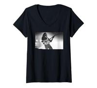 Damen Motörhead Lemmy Kilmister Ace of Spades 1981 T-Shirt mit V-Ausschnitt