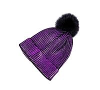 Damen Mütze Kolylong® Frauen Wintermütze mit Bommeln und Sequin Mode Warm Ohrenwärmer Ohrenmütze Strickmütze Sportmütze Wintermütze Mädchen Jungen Herbst Winter Frühling 56-58cm