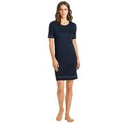 Damen Nachthemd 1/2 Arm 90 cm deep navy M