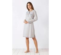 Damen Nachthemd mit Bündchen Klima-Light® Single Jersey