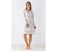 Damen Nachthemd mit Bündchen Premium Cotton Single Jersey