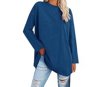 Damen Oberteile Große Größen Oversize Pullover Damen Damen Bluse Sommer Weiße Bluse Damen Herbst Shirt Shirt Damen Sommer Leichter Pullover Damen