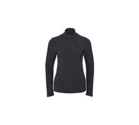 damen odlo 1 2 zip roy langarmtrikot dunkelgrau XS