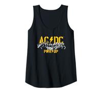 Damen Offizielles AC/DC PWRUP Rock Musik Band Portrait Heavy Metal Tank Top