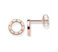 Damen Ohrstecker Kreise Together aus 925er Silber, rosé