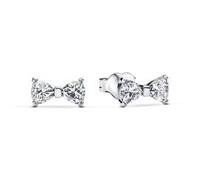 Damen Ohrstecker Timeless mit Schleife, 925er Silber